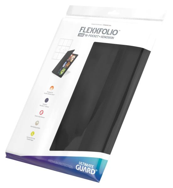 Ultimate Guard Flexxfolio 360 - 18-Pocket XenoSkin Schwarz